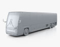 MCI D45 CRT LE Coach Bus 2018 3D 모델  clay render