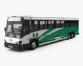 MCI D4500 CT Transit Bus 带内饰 2008 3D模型