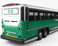 MCI D4500 CT Transit Bus with HQ interior 2008 3d model