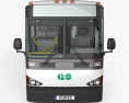 MCI D4500 CT Transit Bus con interni 2008 Modello 3D vista frontale