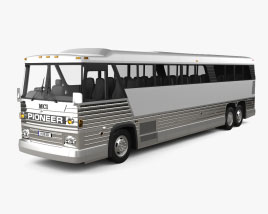 MCI MC-8 Bus 1976 3d model