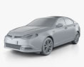MG6 GT 2015 Modelo 3D clay render