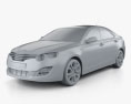 MG 550 2014 Modelo 3D clay render