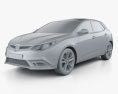 MG 5 2015 3D-Modell clay render