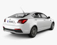 MG 6 2018 3D 모델  back view