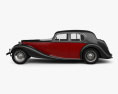 MG SA Saloon 1936 3D-Modell Seitenansicht