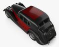 MG SA Saloon 1936 3d model top view