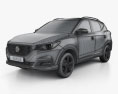 MG ZS 2018 3D 모델  wire render