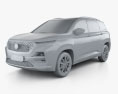 MG Hector 2022 Modelo 3D clay render