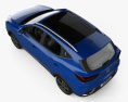 MG ZS с детальным интерьером 2018 3D модель top view