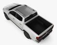 MG Extender 双人驾驶室 2024 3D模型 顶视图