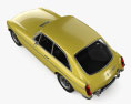 MG B GT V8 インテリアと 1976 3Dモデル top view