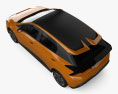 MG 4 EV 2023 3D模型 顶视图