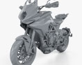MV Agusta Turismo Veloce 800 2014 3D模型 clay render