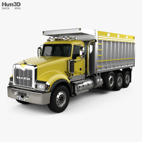Mack Granite Dump Truck 2009 3D model
