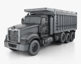 Mack Granite Dump Truck 2009 3d model wire render