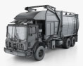 Mack TerraPro Hercules Garbage Truck 2007 3d model wire render