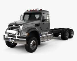 Mack Granite MHD シャシートラック 2016 3Dモデル