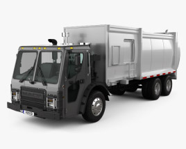 Mack LR Garbage Truck 2015 3D model