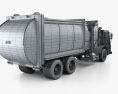 Mack LR Garbage Truck 2015 3d model