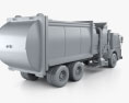 Mack LR Garbage Truck 2015 3d model