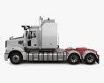 Mack Super-Liner High Rise Sleeper Cab Tractor Truck 2007 3d model side view