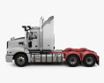 Mack Trident Axle Back High Rise Sleeper Cab Camião Tractor 2008 Modelo 3d vista lateral