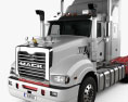 Mack Trident Axle Back High Rise Sleeper Cab Tractor Truck 2008 3d model