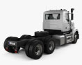Mack Trident Axle Forward Day Cab 섀시 트럭 2008 3D 모델  back view