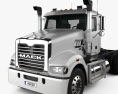 Mack Trident Axle Forward Day Cab Chassis Truck 2008 3d model
