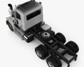 Mack Trident Axle Forward Day Cab 섀시 트럭 2008 3D 모델  top view