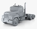 Mack Pinnacle Camion Trattore 2006 Modello 3D clay render