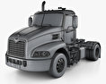 Mack Pinnacle Day Cab Camion Trattore 2011 Modello 3D wire render