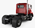 Mack Pinnacle Day Cab Tractor Truck with HQ interior 2011 3d model back view