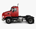 Mack Pinnacle Day Cab Tractor Truck with HQ interior 2011 3d model side view