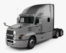 Mack Anthem StandUp Cabina Dormitorio Camión Tractor 2018 Modelo 3D