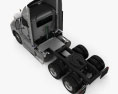 Mack Anthem Day Cab High Rise Sattelzugmaschine 2018 3D-Modell Draufsicht