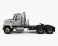 Mack CHN613 Day Cab Tractor Truck 2007 3d model side view