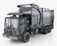 Mack TerraPro MRU613 Garbage Hercules Truck 2017 3D модель wire render