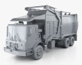 Mack TerraPro MRU613 Garbage Hercules Truck 2017 Modèle 3d clay render