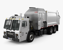 Mack LR LEU613 Garbage Truck Heil 2015 3D model