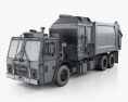 Mack LR LEU613 Garbage Truck Heil 2015 3d model wire render