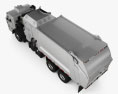 Mack LR LEU613 Müllwagen Heil 2015 3D-Modell Draufsicht