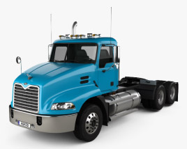 Mack Vision CXN613 Day Cab Tractor Truck 3-axle 2007 3D model