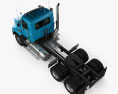 Mack Vision CXN613 Day Cab Tractor Truck 3-axle 2007 3d model top view