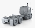 Mack Vision CXN613 Day Cab Tractor Truck 3-axle 2007 3d model