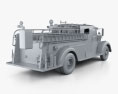 Mack Type 85 Feuerwehrauto 1950 3D-Modell