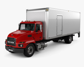 Mack MD 箱型トラック 2020 3Dモデル