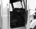 Mack Granite 底盘驾驶室卡车 3轴 带内饰 RHD 2002 3D模型