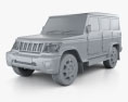 Mahindra Bolero 2014 3D-Modell clay render